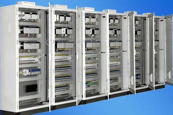 Measurement and Control Board used for Bench Bioreactor Solution--Fig.1 Complex PLC Systems Installed in Cabinet